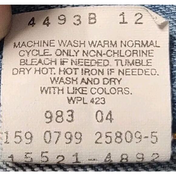 Vintage 90s Levis 512 Jeans Womens Size 12 Denim 28 1/2 Inseam - Picture 5 of 12